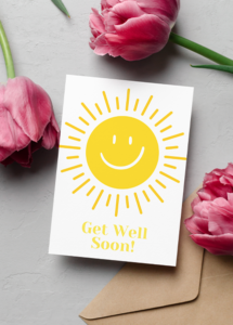 Free Get Well Soon Printable Cards - My Sweet and Saucy