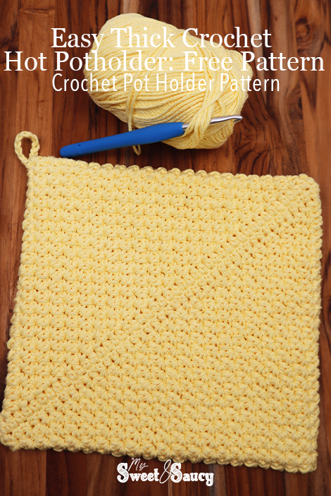 Crochet Pot Holder Pattern pinterest