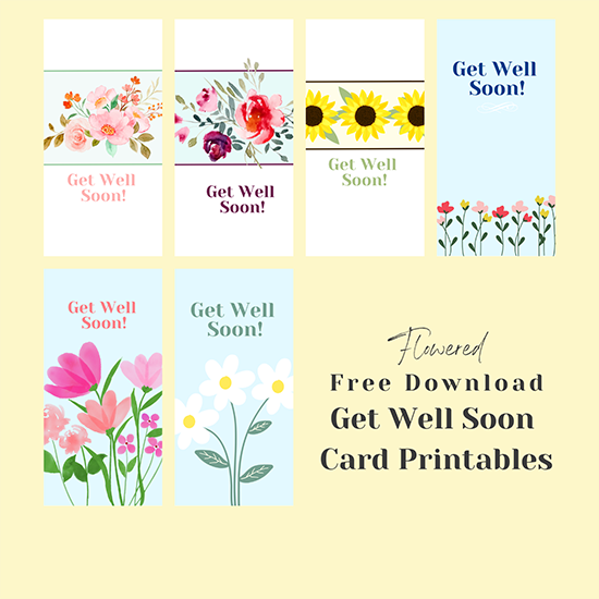 flowered cards