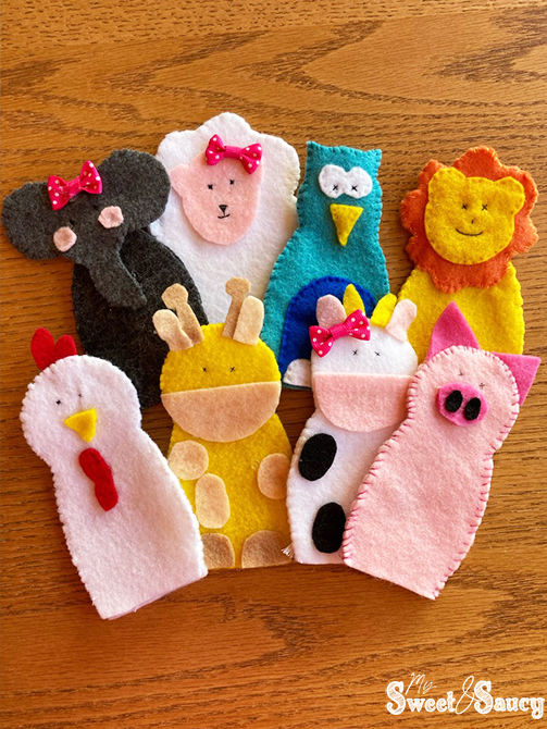 group of finger puppets