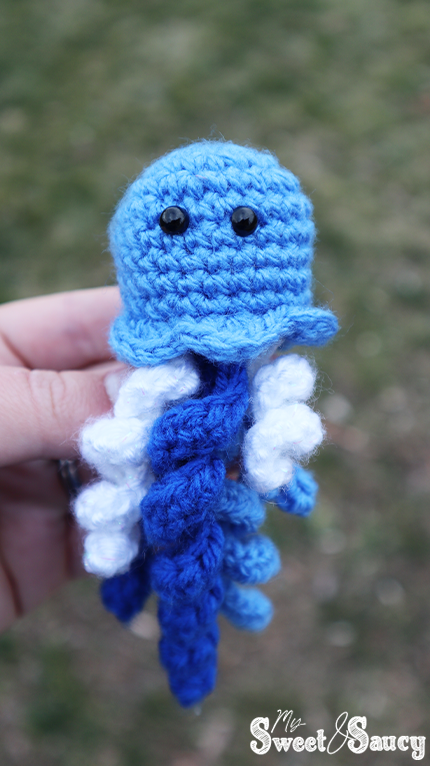 mini crochet octopus