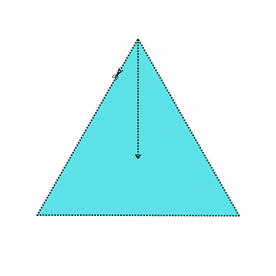 triangle cut diagram