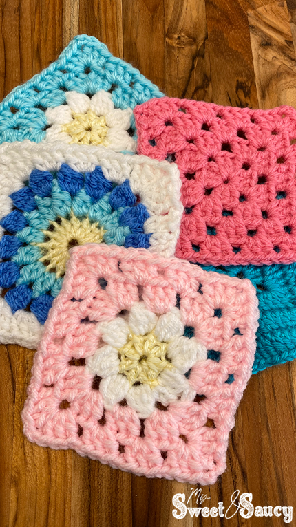 different types of granny squares