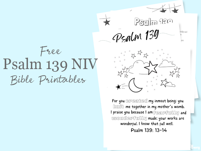 psalm 139 printables