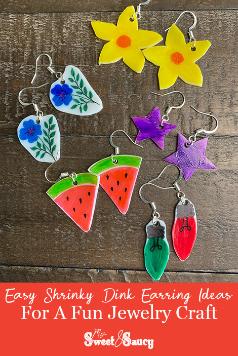 shrinky dink earring ideas