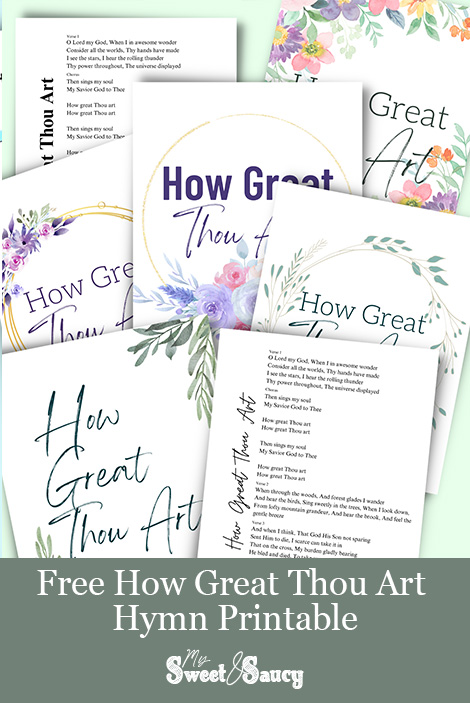 how great thou art pinterest pin