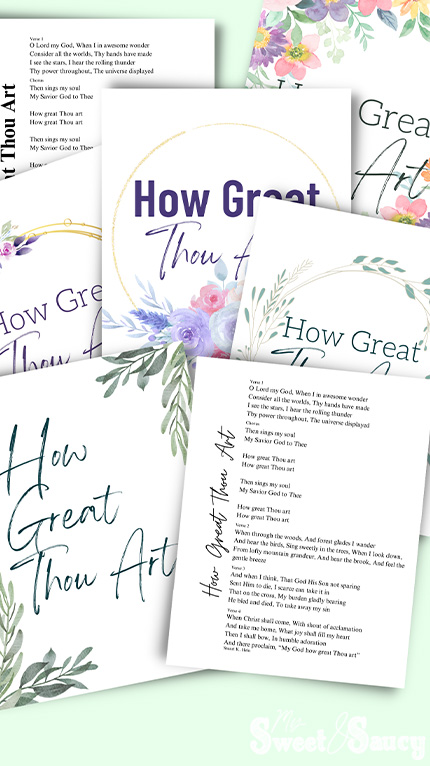 hymn printables