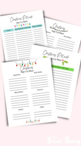 Free Printable Christmas Potluck Sign Up Sheet - My Sweet and Saucy