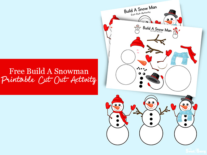 build a snowman cutout printable