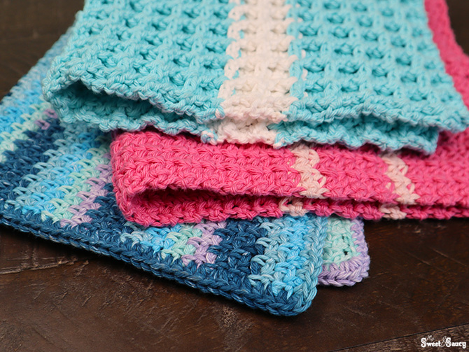 crochet kitchen towel cover