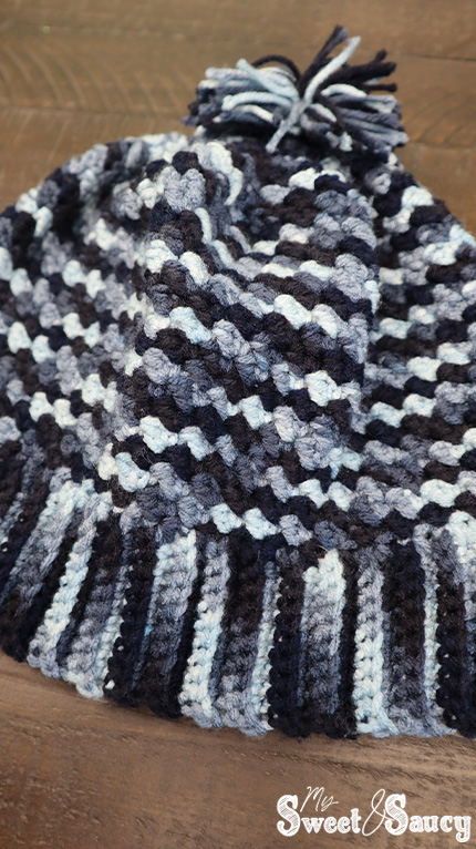 men's crochet beanie for winter