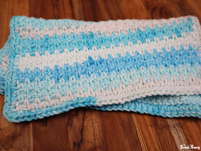 crochet washcloth pattern cover