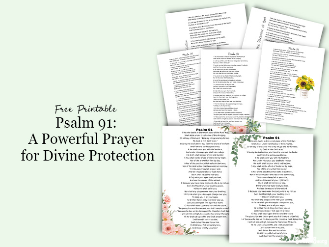 free printable psalm 91 cover