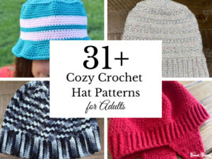 crochet hat pattern for adults round up cover