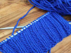 how to rib knit stitch