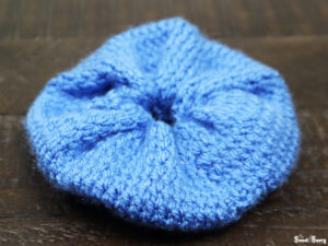 knitted scrunchie pattern