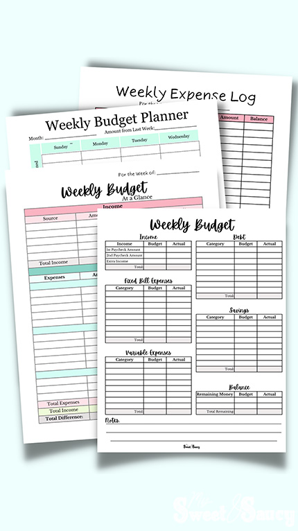 weekly budget files