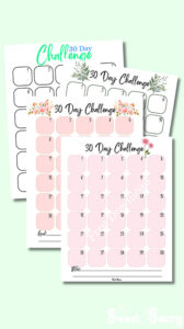 Free 30-Day Printable Habit Tracker Chart - My Sweet and Saucy