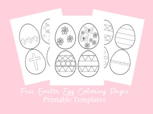 Free Easter Egg Coloring Pages