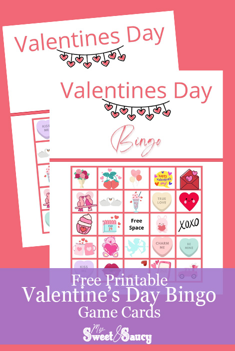 free printable valentines day bingo game cards