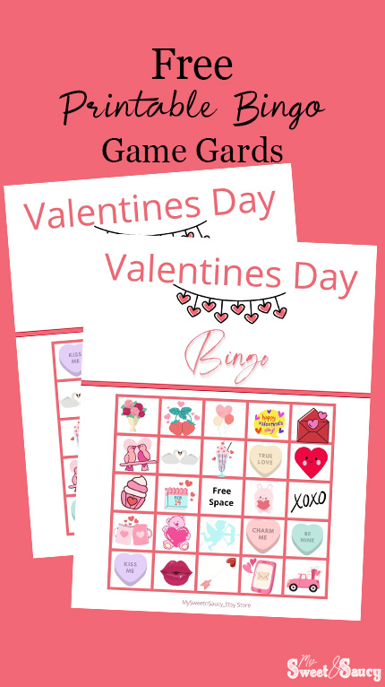 valentines day printable bingo game